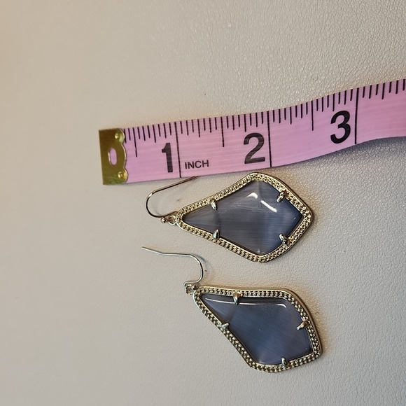 Kendra Scott Grey Drop Earrings - Picture 3 of 4